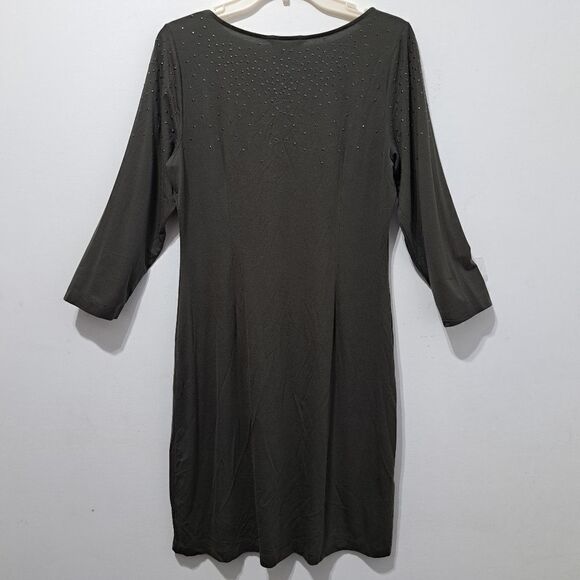 Tommy Bahama Studded Embellished Pullover Ligthweight Mini Dress Pepper Med NWT - Picture 8 of 14